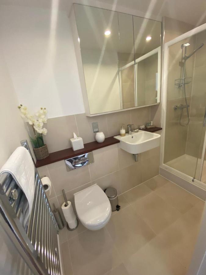 Seaview, Luxury Apartment, 2 Min Walk To Porth Beach New Quay Esterno foto
